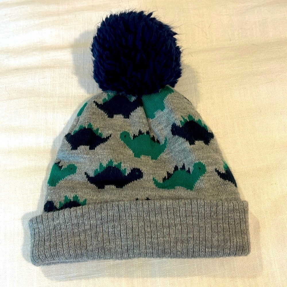 Kids small dinosaur Pom beanie 🦕  🦖